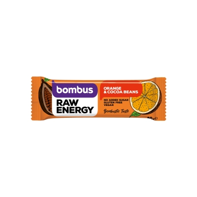 Raw energy pomorandža&kakao zrno 50g